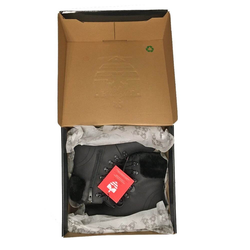 NEW $250 Royal Canadian Cambridge Boots! US 7 Black Waterproof Shearling Lined - Picture 2 of 8